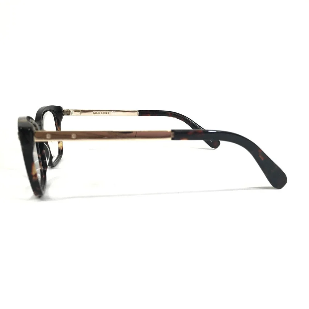 Bobbi Brown Eyeglasses Frames THE CHARLIE 1QA Tortoise Gold Thick Rim 51-17-140